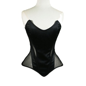 Nouveau haut sculptant en forme d'arête de poisson pour femmes, en fil tricoté œil-de-chat, écologique, contrôle ferme de la <span class=keywords><strong>taille</strong></span>, amincissant, logo, soutien-gorge en latex pour <span class=keywords><strong>mariage</strong></span> - Product Image 1