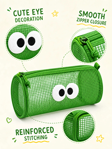 Swimming <b>Beach</b> Travel <b>Bag</b> Large Capacity <b>Waterproof</b> Mesh Single Shoulder Cylinder Toiletry Storage Tote <b>Bag</b> Cute Fun - Product Image 5