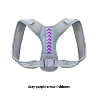 Ceinture Correctrice de Posture Dorsale Unisexe, Respirante, Sans Traces, en Néoprène Durable, Réglable et Universelle, à Épaules Ouvertes