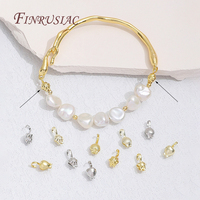 Connecteurs de finition en laiton plaqué or 18 carats, forme étoile géométrique, à double embout perlé, pour colliers et bijoux DIY