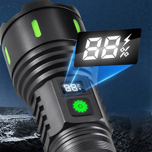 Chất lượng cao có thể sạc lại ánh sáng mạnh mẽ siêu sáng Tele ngoài trời đa chức năng khẩn cấp laser trắng p70led đèn pin - Product Image 4