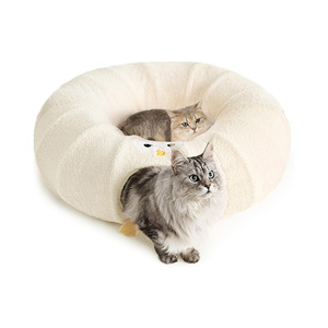 Nid de <span class=keywords><strong>Tunnel</strong></span> de chat pliable de haute qualité Passage protecteur et confortable pour petits animaux et chiens emballage en Carton - Product Image 1