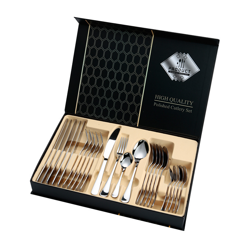 Silver 24pcs cutlery