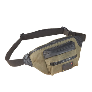 Sac banane vintage en toile cirée de haute qualité personnalisé pour femmes, fabricant de sacs de course à pied unisexes tendance - Product Image 1