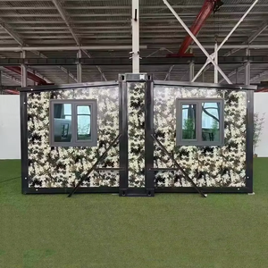 Casa contenedor extensible de 20 pies Módulo de Villa de lujo Área de estar/comedor extensible Marco de acero aislado de gama alta hecho en China - Product Image 3