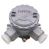 Boîte de jonction de câble chauffant électrique en aluminium de niveau de protection IP65 antidéflagrante pour boîtier d'instruments électroniques