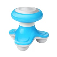 Mini masseur triangulaire à ondes aquatiques, mini masseur électrique USB à vibration, mini masseur portatif à trois bras