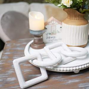 โซ่ไม้แฮนด์เมด4ลิงค์สไตล์โบฮีเมียนชนบทพร้อมโลโก้ที่กำหนดเองสำหรับตกแต่งบ้าน - Product Image 5