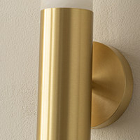 Lampe murale LED en marbre et cuivre de style italien, luxe léger et simple, pour salon, chambre, bureau, escalier, chevet, salle de bain