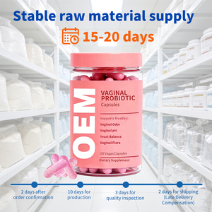 Cápsulas Probióticas Vaginales con Equilibrio del pH para Mujeres, Lanzamiento Rápido con MOQ Bajo para Vendedores FBA, Cumplimiento de COA, Prueba de Terceros - Product Image 3