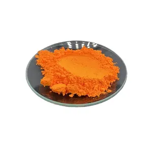 Pigmento fluorescente de color brillante naranja () para plástico, vela, tinta