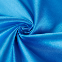 Tissu satiné uni 100% polyester biologique 50*75d pour robes de garçons et de filles, vêtements de mariage - Antistatique, respirant, résistant aux taches