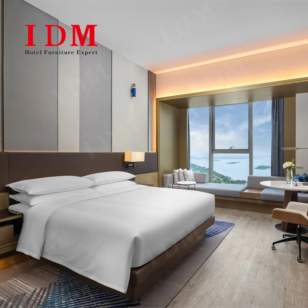 5 Sterren Vier Seizoenen Luxe Hotelkamer Meubilair Resort Bed Hotel Slaapkamer Meubelsets