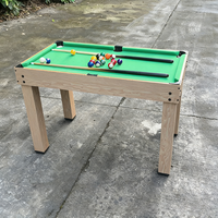 Table de jeu multifonctionnelle 4 en 1 - Combine billard, hockey sur air, tennis de table et baby-foot |   Divertissement familial en intérieur