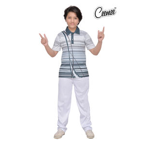 Vente chaude personnalisé blanc survêtement pantalon maillot de sport pour garçons très bon marché prix école collège sport numérique imprimé - Product Image 5