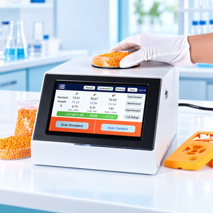 Espectrofotómetro de sobremesa Linshang LS177 D/8 con apertura de 50 mm para control de calidad de color en polvo, gránulos y masterbatch - Product Image 1