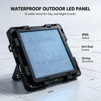 Wetterfester Outdoor LED-Mietbildschirm Modulares Panel 3000cd Helligkeit Adobe RGB 98% Wandmontage/Bodenständer für Festival-LED