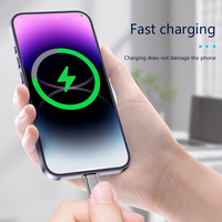 Câble de données USB-A vers Type-C 10W avec un design unique en nylon tressé durable, adapté aux appareils Android et iPhone