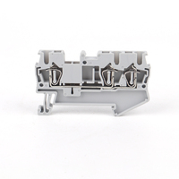 Bloc de jonction traversant ST2.5-TW pour applications automobiles, connexion à ressort, 3 conducteurs, 2,5 mm², connecteur de câble 28-14 AWG, rail DIN