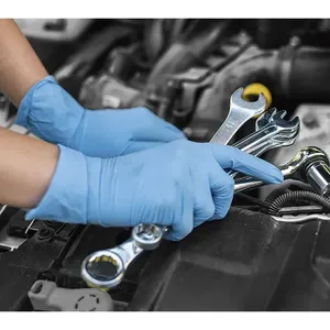 Guanto Juba - 575BL 7/S Nitrile - Colore: Azzurro - Industria alimentare e lavorazione alimenti. Servizi di pulizia. - Product Image 3