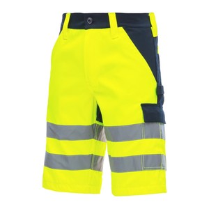 Pantaloncini da <span class=keywords><strong>Lavoro</strong></span> da Uomo Leggeri Bianchi Comodi 65% Poliestere 35% Cotone 245gsm Stile Europeo Tedesco per Pittori e Giardinieri - Product Image 4