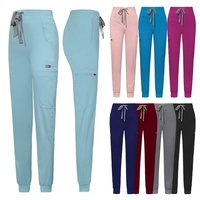 Pantalon de travail médical côtelé style jogger, vente directe usine, uniforme d'hôpital pour infirmières et personnel médical