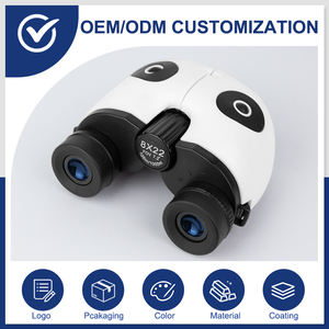 BIJIA 8x22 Red Kids Binocular Pequeño Compacto Ligero BAK7 Prisma Lente totalmente recubierta Visión óptima para conciertos Teatros Óperas - Product Image 2