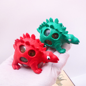 2025 Balle sensorielle anti-stress en caoutchouc à mailles, forme amusante dinosaure, raisin, animal, à presser - Product Image 3