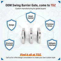 Torniquete de Barrera Abatible de Acero Inoxidable 304 con Sistema de Control de Acceso por Reconocimiento Facial RFID para Gimnasio, OEM, ODM, CE, 1 Año de Garantía