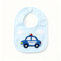 Bavoirs pour bébé imperméables en TPR.EVA à 4 couches, écologiques, antibactériens, teints, lavables, nouveau design, motif de dessin animé pour enfant