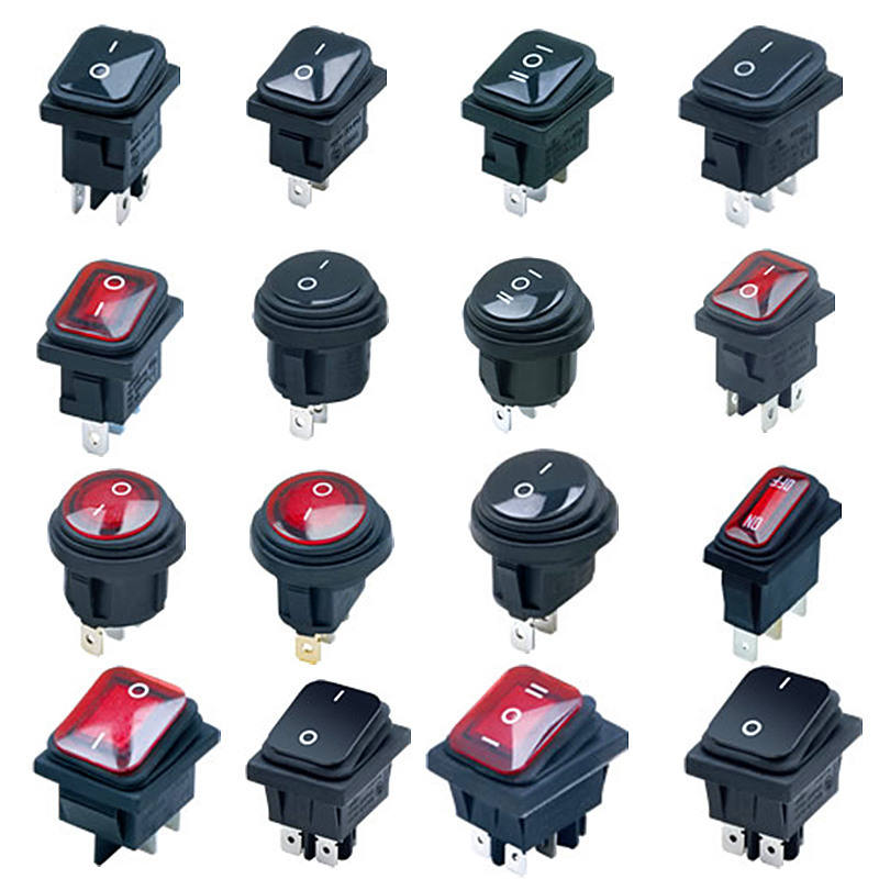 ロッカースイッチ 5個 黒 3ピン ON-OFF-ON 3ポジションロッカースイッチ 15A/250V 20A/125V SPDT  Amazon.co.jp: TWTADE / 5個AC 250V / 16A、125V / 20Aブラックオン/オフ DPST 4ピン2ポジション  ミニボートロッカースイッチカーオートボートロッカートグルスイッチ ... 3ポジションロッカースイッチ 3ピン オン/オフ 5個