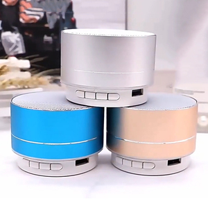 저렴한 가격 휴대용 스테레오 무선 소형 스피커 Led 다채로운 빛 하이파이 사운드 A10 휴대 전화 용 금속베이스 미니 스피커 - Product Image 2