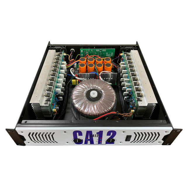 Professional Power Amplifier CA12 2X1000W Power Stereo Amplifier Audio Sound Equipment for Live Concert Outdoor Stage Show