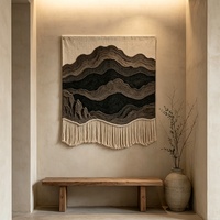 Peinture personnalisée moderne abstraite 3D en coton tissé, œuvre d'art murale, décoration intérieure, vente en gros, projet hôtelier, faite à la main, à suspendre, pour salon
