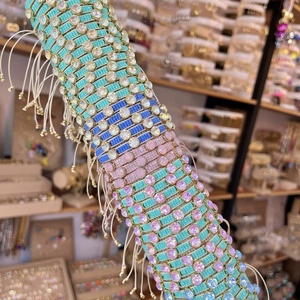 <span class=keywords><strong>Pulseras</strong></span> de cuentas de semillas Miyuki de colores bohemios hechas a mano de macramé <span class=keywords><strong>con</strong></span> diamante checo Miyuki delica 11/0 pulsera ajustable para mujer - Product Image 2