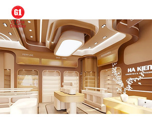 Bespoke Luxury Cosmetic Shop Interior Fit-out LED Illuminated Makeup Retail Showcase Design-to-Production Solution - Product Image 3