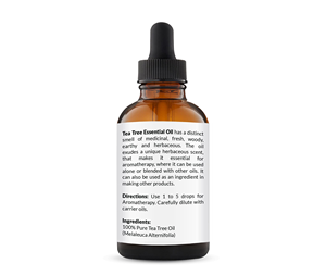 น้ำมันทีทรีออร์แกนิกแท้สูตร100% กลิ่นหอมผลิตภัณฑ์ดูแลส่วนบุคคล - Product Image 3