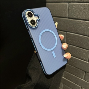 เคสโทรศัพท์แม่เหล็กดูดติดแน่น ลายลูกฟูก สำหรับ 17 16 15 Pro Max ป้องกันการกระแทก พร้อมเลนส์ป้องกัน รองรับการชาร์จไร้สาย - Product Image 5