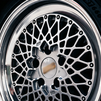 Jantes en alliage forgé sur mesure 2 pièces 15 16 17 18 pouces 5*120 Mesh, jantes de voiture à déport profond, style vintage racing pour E30M3 E24 E28 E34