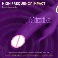 Vibrateur pour femmes, jouets sexuels, vibrateurs pour point G et mamelons, godemiché avec 12 modes de vibration, vibrateur lapin, jouets pour adultes, godemichés à mouvement de poussée