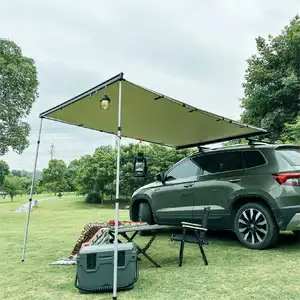 Outdoor Camping Car Awning Fox Wing 4x4 Car Roof Side Awning Portable Camping Roof Top Travel Tent