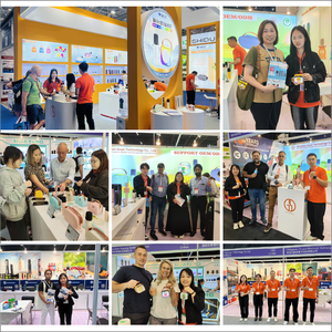 ลำโพงคาราโอเกะพกพาไร้สาย 5.3 มินิ พร้อมไมโครโฟนคู่ กันน้ำ IPX4 ไฟ RGB LED แบตเตอรี่แบบชาร์จได้ สำหรับร้อง<span class=keywords><strong>เพลง</strong></span> - Product Image 6