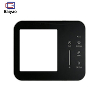 Panneau d'éclairage personnalisé OEM ODM en PMMA, découpe CNC, plaque de commande tactile pour lampe intelligente