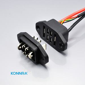 Aangepaste 4-Pins Waterdichte Ev Acculader Draad Terminal Connectoren Voor Elektrische Auto Harnas - Product Image 3