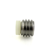 Vis à douille Allen en Nylon, t8 * M8 * 6 M8 * 8, en acier inoxydable, à douille hexagonale, avec pointe en plastique
