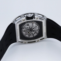 Montre mécanique au design créatif et original, de haute qualité, confortable à porter, avec mouvement à heures sautantes, montre mécanique pour tous les jours