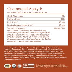 Poudre de probiotiques pour chiens - Santé digestive et absorption rapide - Vitamines - Compléments nutritionnels sûrs - Product Image 4