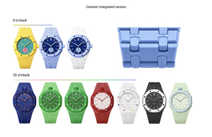 Correa <span class=keywords><strong>de</strong></span> <span class=keywords><strong>Reloj</strong></span> Biocerámica Integrada <span class=keywords><strong>de</strong></span> Lionorm para S-watch <span class=keywords><strong>AP</strong></span> Royal Pop, Correa <span class=keywords><strong>de</strong></span> Repuesto Ecológica - Product Image 2