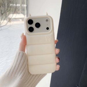 Funda con Cuernos de Diablo para <span class=keywords><strong>iPhone</strong></span> 17 Pro Max, Funda para <span class=keywords><strong>iPhone</strong></span> 16, Diseño de Monstruo Pequeño, Silicona, Dibujos Animados, Protección 360°, Antigolpes, para <span class=keywords><strong>iPhone</strong></span> 13/14/15 - Product Image 5