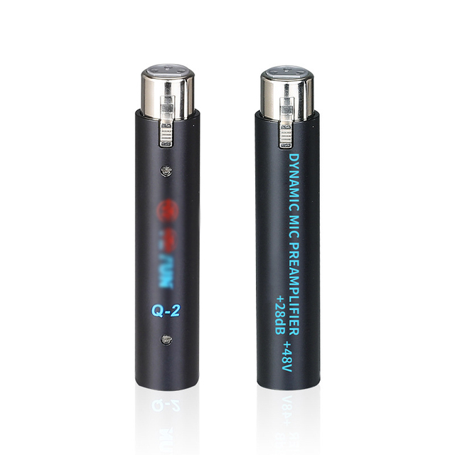 Q2 dynamic microphone Amplifier stage microphone preamplifier talk low Strong background noise gain